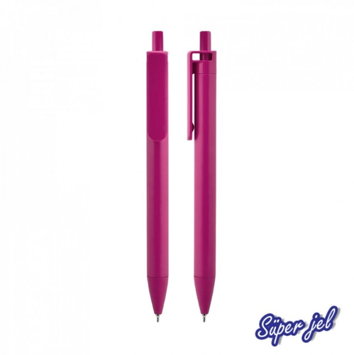 Pembe Plastik Jell Kalem